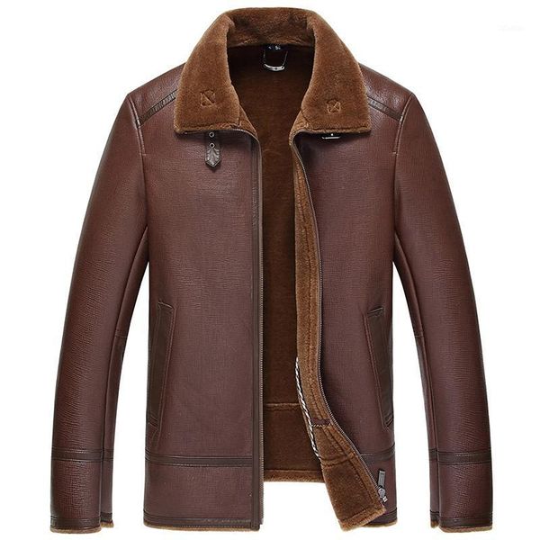 men's leather & faux genuine jacket natural wool fur coats winter men real sheepskin coat for plus size chaqueta hombre my1995, Black
men's leather & faux genuine jacket natural wool fur coats winter men real sheepskin coat for plus size chaqueta hombre my1995, Black