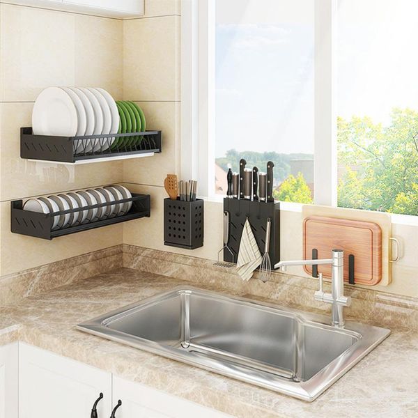hangers & racks 2pcs punching/no punching pot cover holder multi-purpose wall hanging rack wall-mounted type storage household lid stan
hangers & racks 2pcs punching/no punching pot cover holder multi-purpose wall hanging rack wall-mounted type storage household lid stan