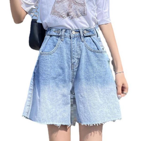 women's jeans design sense denim shorts women 2021 summer korean version of high-waisted edge a-line wide-legged small pants, Blue
women's jeans design sense denim shorts women 2021 summer korean version of high-waisted edge a-line wide-legged small pants, Blue
