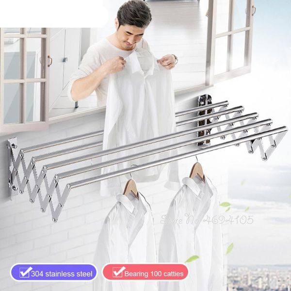 laundry bags upgrade stainless steel w-type space saver clothes rack wall mounted collapsible folding drying hangers
laundry bags upgrade stainless steel w-type space saver clothes rack wall mounted collapsible folding drying hangers