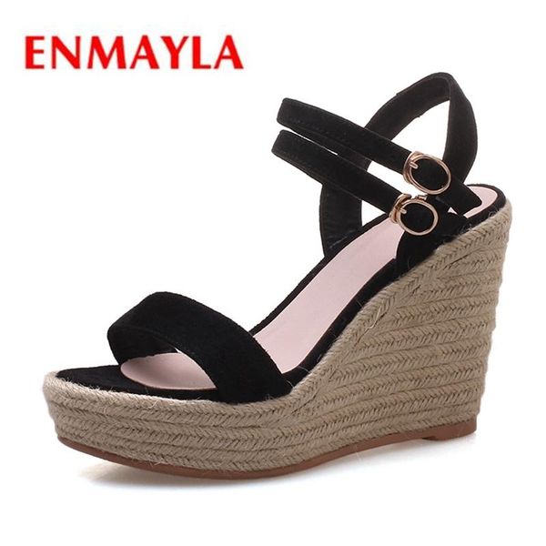 casual buckle strap women's shoes women sandals high heel wedge size34-39 zyl2264 dress, Black
casual buckle strap women's shoes women sandals high heel wedge size34-39 zyl2264 dress, Black