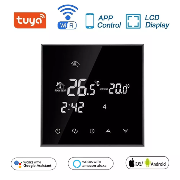 smart home control 220v 16a hy03we-4 wifi thermostat electric floor heating temperature controller for room warming
smart home control 220v 16a hy03we-4 wifi thermostat electric floor heating temperature controller for room warming