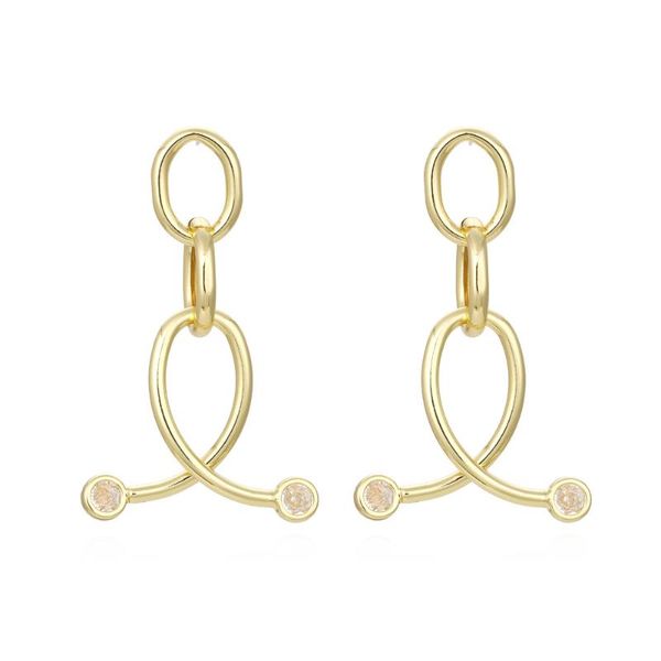 dangle & chandelier mayjim european american simple copper plated gold micro inlaid exaggerated metal fishtail earrings, Silver
dangle & chandelier mayjim european american simple copper plated gold micro inlaid exaggerated metal fishtail earrings, Silver