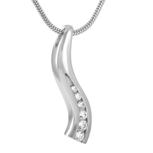 pendant necklaces sjfe993 crystals inlay s bar shape necklace selling stainless steel cremation jewelry for human/ animal, Silver
pendant necklaces sjfe993 crystals inlay s bar shape necklace selling stainless steel cremation jewelry for human/ animal, Silver