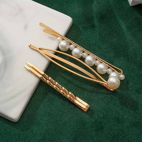 hair clips & barrettes blinla korean 2021 clip for women weave pearl hairpin female accessories jewelry fashion gold cute romantic hairwear, Golden;silver
hair clips & barrettes blinla korean 2021 clip for women weave pearl hairpin female accessories jewelry fashion gold cute romantic hairwear, Golden;silver