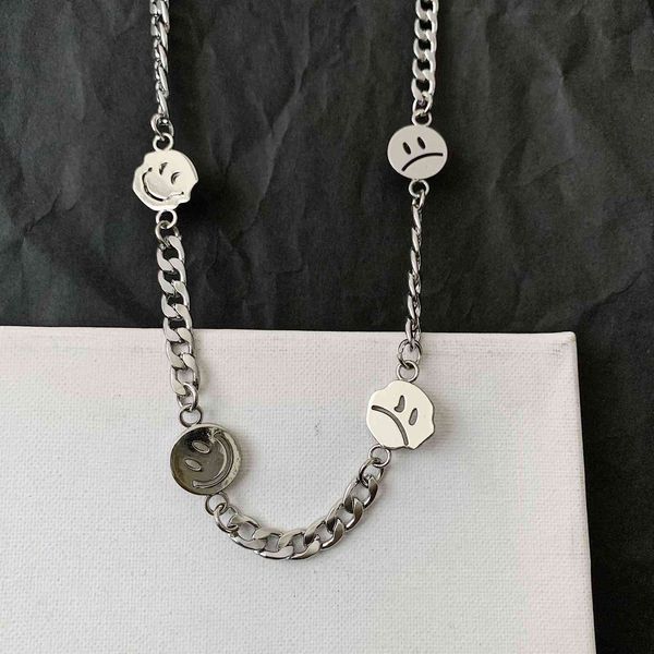 necklaces pendants fashion men and women smile face street hip hop titanium steel couple necklace ins trendy 2021, Silver
necklaces pendants fashion men and women smile face street hip hop titanium steel couple necklace ins trendy 2021, Silver