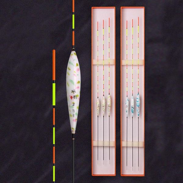 3pcs/box fishing floats set 3d stereoscopic painting nano fish float buoy bobber light stick for accessories
3pcs/box fishing floats set 3d stereoscopic painting nano fish float buoy bobber light stick for accessories