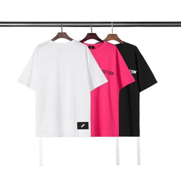 men's t-shirts loose we11done all-match short-sleeved men women casual tees half-sleeved t-shirt, White;black
men's t-shirts loose we11done all-match short-sleeved men women casual tees half-sleeved t-shirt, White;black