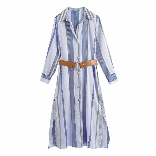 casual dresses vogue women lapel single breasted dress tide spring-autumn fashion ladies office female blue stripes, Black;gray
casual dresses vogue women lapel single breasted dress tide spring-autumn fashion ladies office female blue stripes, Black;gray