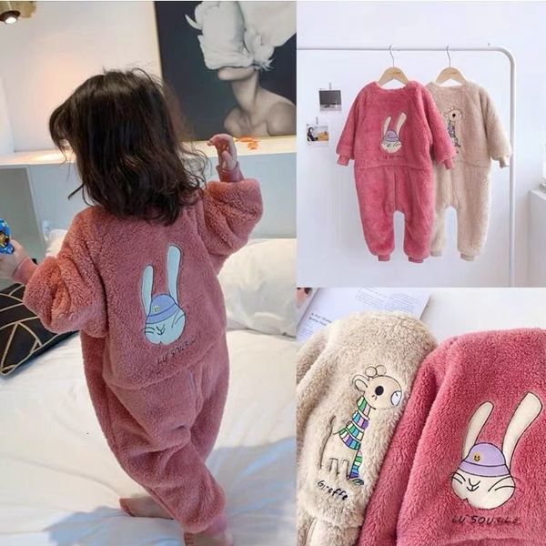 children's hoodie girls' pajamas fall winter children's baby onesies home warm sleeping bags cute double-sided veet clothes, Black
children's hoodie girls' pajamas fall winter children's baby onesies home warm sleeping bags cute double-sided veet clothes, Black