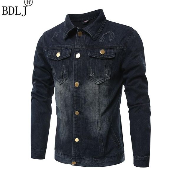 men's jackets bdlj 2021 denim jacket fashion brand clothing slim leisure street retro plus, Black;brown
men's jackets bdlj 2021 denim jacket fashion brand clothing slim leisure street retro plus, Black;brown
