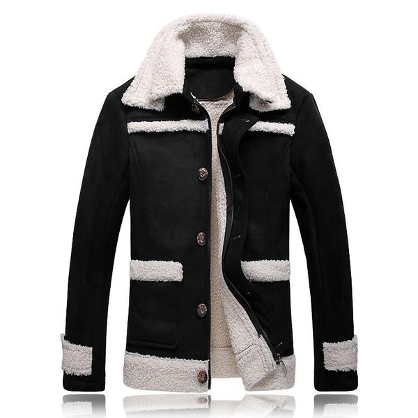 men's jackets fashion men coats autumn winter fur collar jacket suede plus size wool lapel outerwear zipper cardigan, Black;brown
men's jackets fashion men coats autumn winter fur collar jacket suede plus size wool lapel outerwear zipper cardigan, Black;brown