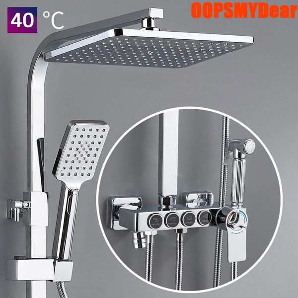 cold shower set bathroom smart thermostatic digital shower system wall mount spa rain fall bath faucet chrome torneira grifo
cold shower set bathroom smart thermostatic digital shower system wall mount spa rain fall bath faucet chrome torneira grifo