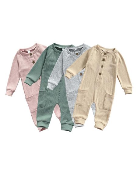 jumpsuits citgeeautumn baby girls boys casual romper solid long sleeve jumpsuit pockets spring clothes, Blue
jumpsuits citgeeautumn baby girls boys casual romper solid long sleeve jumpsuit pockets spring clothes, Blue