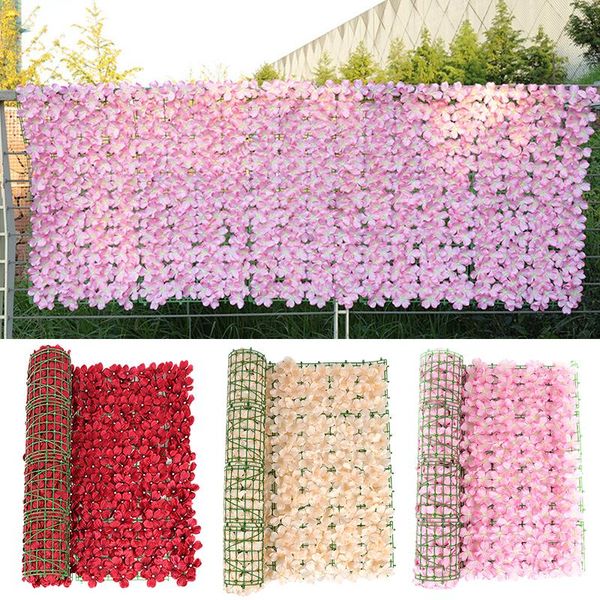 fencing, trellis & gates 0.5*3m patio decoration garden fence faux cherry blossom leaves net artificial leaf green wall environmental protec
fencing, trellis & gates 0.5*3m patio decoration garden fence faux cherry blossom leaves net artificial leaf green wall environmental protec