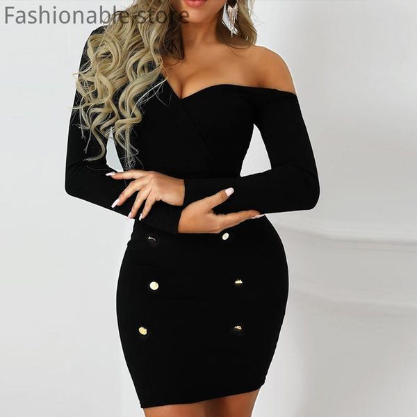 women buttoned design long sleeve bodycon black party dress casual dresses, Black;gray
women buttoned design long sleeve bodycon black party dress casual dresses, Black;gray