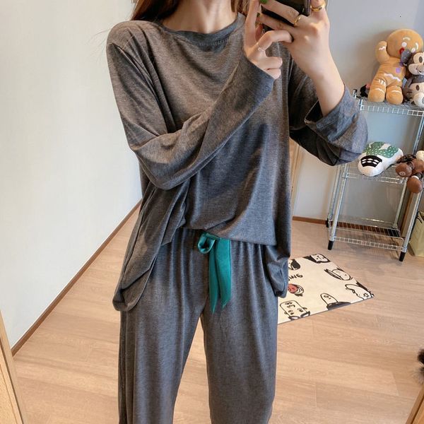 women's sleepwear casual large size pajamas set long sleeve spring autumn home wear pijama suit ins nightwear clothes pyjama femme, Black;red
women's sleepwear casual large size pajamas set long sleeve spring autumn home wear pijama suit ins nightwear clothes pyjama femme, Black;red