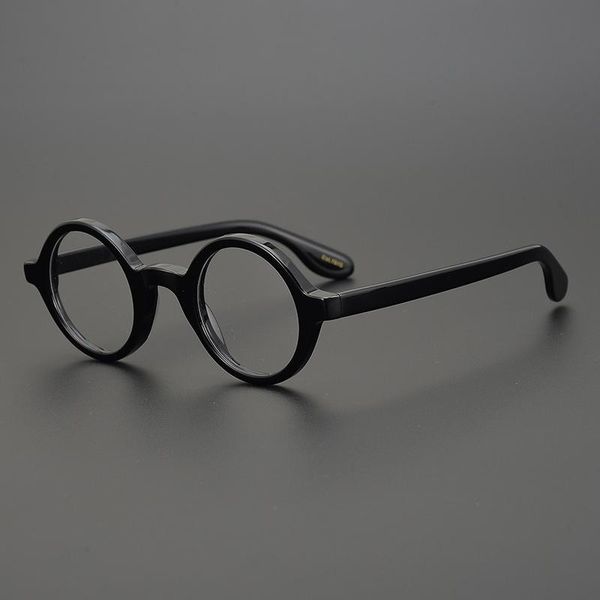 fashion sunglasses frames vintage round acetate glasses frame men designer optical prescription myopia eyeglasses male women eyewear, Black
fashion sunglasses frames vintage round acetate glasses frame men designer optical prescription myopia eyeglasses male women eyewear, Black