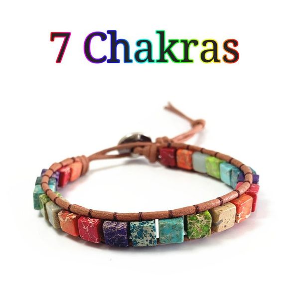 charm bracelets 7 chakra leather braided bracelet ajustable lava colorful natural stone beads women yoga healing jewelry gift, Golden;silver
charm bracelets 7 chakra leather braided bracelet ajustable lava colorful natural stone beads women yoga healing jewelry gift, Golden;silver