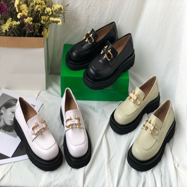 spring new muffin shoes, women's one foot thick soled british style black raised small leather shoes
spring new muffin shoes, women's one foot thick soled british style black raised small leather shoes