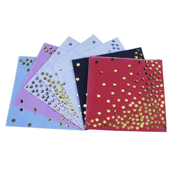 disposable dinnerware 33*33cm 2-layer dot bronzing gold silver rose stamping vintage napkin servilletas birthday party decoupage paper home
disposable dinnerware 33*33cm 2-layer dot bronzing gold silver rose stamping vintage napkin servilletas birthday party decoupage paper home