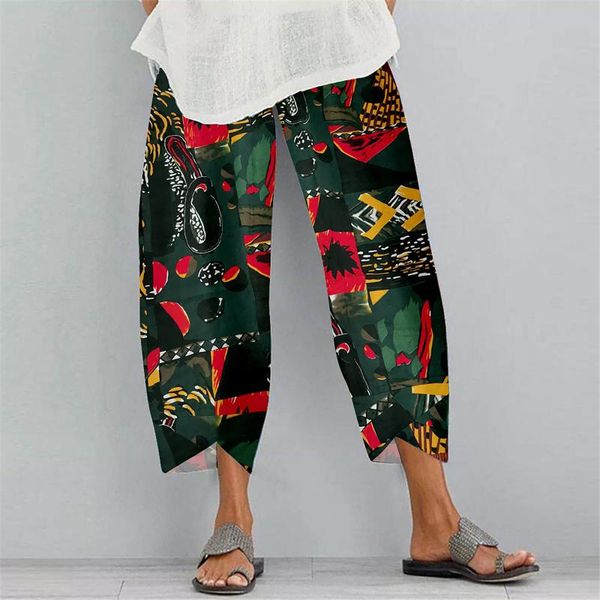 women's pants & capris 2021 summer fashion printed cotton linen harem for women casual high waist calf-length loose trousers female str, Black;white
women's pants & capris 2021 summer fashion printed cotton linen harem for women casual high waist calf-length loose trousers female str, Black;white