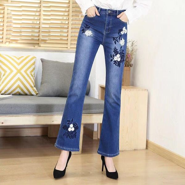 women's jeans betikama 2021 winter warm thick velvet embroidery women skinny indie folk flare pants denim push up plus size jean femme, Blue
women's jeans betikama 2021 winter warm thick velvet embroidery women skinny indie folk flare pants denim push up plus size jean femme, Blue