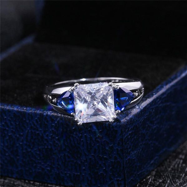 wedding rings classic female white crystal stone ring charm silver color thin engagement for women dainty square zircon, Slivery;golden
wedding rings classic female white crystal stone ring charm silver color thin engagement for women dainty square zircon, Slivery;golden