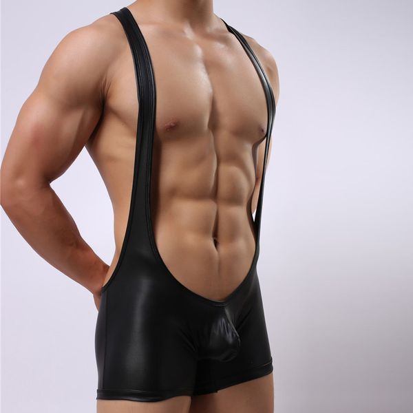 underwear gay bodybuilding leather bikini suspender teddies bodysuits men jumpsuit undershirt, Black;white
underwear gay bodybuilding leather bikini suspender teddies bodysuits men jumpsuit undershirt, Black;white