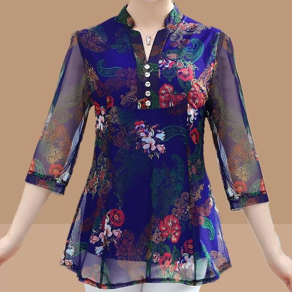 women's blouses & shirts spring summer chiffon women fashion temperament pirnt ruffle ladies casual elegant loose blusas mm1025, White
women's blouses & shirts spring summer chiffon women fashion temperament pirnt ruffle ladies casual elegant loose blusas mm1025, White