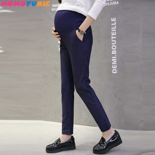 pregnant women belly pants winter striped elegant maternity formal trousers ankle-length pregnancy work clothes pockets 210713, White
pregnant women belly pants winter striped elegant maternity formal trousers ankle-length pregnancy work clothes pockets 210713, White