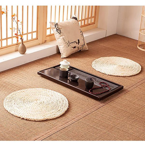 non-filled cushion grass rattan weaving game pad japan tatami handmade corn straw mat meditation cushion/decorative pillow
non-filled cushion grass rattan weaving game pad japan tatami handmade corn straw mat meditation cushion/decorative pillow