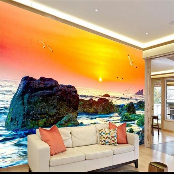 wallpapers custom 3d po wallpaper living room bed mural sea scenery sunset reef picture sofa backdrop for wall
wallpapers custom 3d po wallpaper living room bed mural sea scenery sunset reef picture sofa backdrop for wall