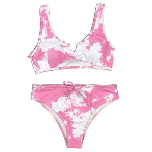 women gradient tie-dye bikini set hollow out high waist drawstring swimsuit one-piece suits
women gradient tie-dye bikini set hollow out high waist drawstring swimsuit one-piece suits