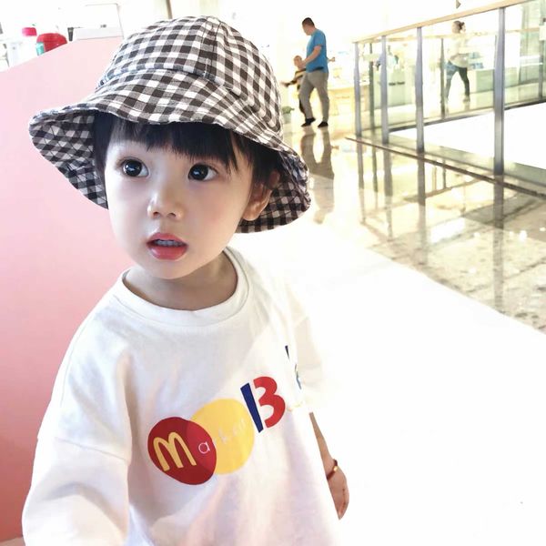 ins the same lovely children sunshade fisherman hat, versatile outdoor basin boys and girls black white plaid hat, Yellow
ins the same lovely children sunshade fisherman hat, versatile outdoor basin boys and girls black white plaid hat, Yellow
