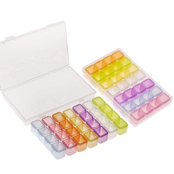 pack 28 grids colorful diamond painting box, embroidery storage case for rhinestone accessories boxes & bins
pack 28 grids colorful diamond painting box, embroidery storage case for rhinestone accessories boxes & bins