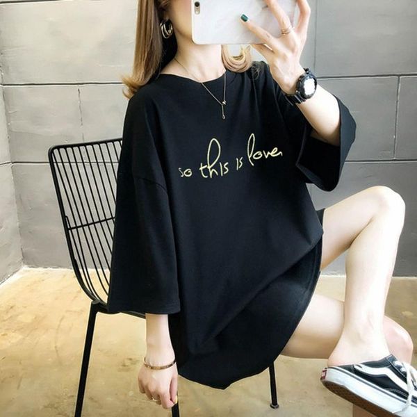 women's t-shirt oversize 8xl 150kg summer large t shirt women love letter print shirts half sleeve loose casual female, White
women's t-shirt oversize 8xl 150kg summer large t shirt women love letter print shirts half sleeve loose casual female, White