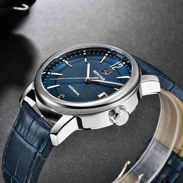new relogio 2021 masculino benyar fashion luxury brand leather watches automatic men mechanical steel, Slivery;brown
new relogio 2021 masculino benyar fashion luxury brand leather watches automatic men mechanical steel, Slivery;brown