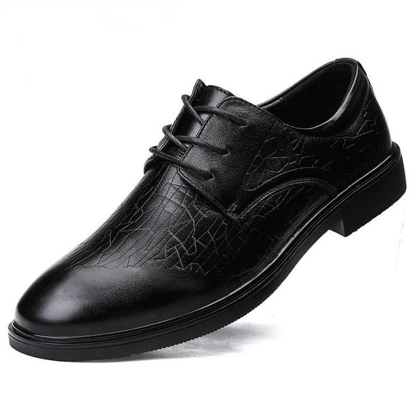dress shoes men formal men's handmade business wedding big size genuine leather lace-up male, Black
dress shoes men formal men's handmade business wedding big size genuine leather lace-up male, Black