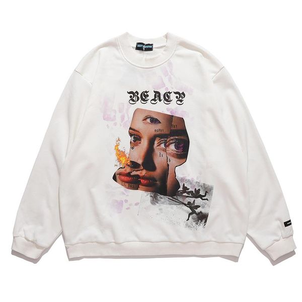 men's hoodies & sweatshirts women hoodie hip hop female eyes and mouths print vieb style crew neck oversize harajuku casual autumn, Black
men's hoodies & sweatshirts women hoodie hip hop female eyes and mouths print vieb style crew neck oversize harajuku casual autumn, Black