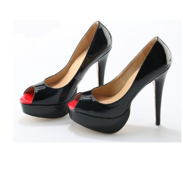 dress shoes hidden platform pumps for women peep toe black patent leather high heel slip-on party big size
dress shoes hidden platform pumps for women peep toe black patent leather high heel slip-on party big size