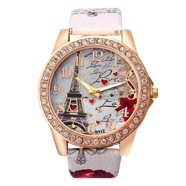wristwatches tower pattern watch women 2021 luxury gold stainless steel rhinestone women's watches ladies clock, Slivery;brown
wristwatches tower pattern watch women 2021 luxury gold stainless steel rhinestone women's watches ladies clock, Slivery;brown