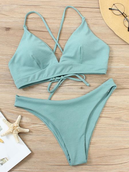 women's swimwear summer solid color bathing suits bikini high waisted straps two piece splicing swimsuit, White;black
women's swimwear summer solid color bathing suits bikini high waisted straps two piece splicing swimsuit, White;black