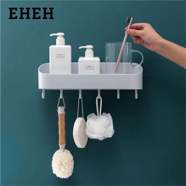 bathroom storage & organization eheh self-adhesive rack with 6 hooks kitchen sink toilet multi-function shelf heavy duty organizer
bathroom storage & organization eheh self-adhesive rack with 6 hooks kitchen sink toilet multi-function shelf heavy duty organizer