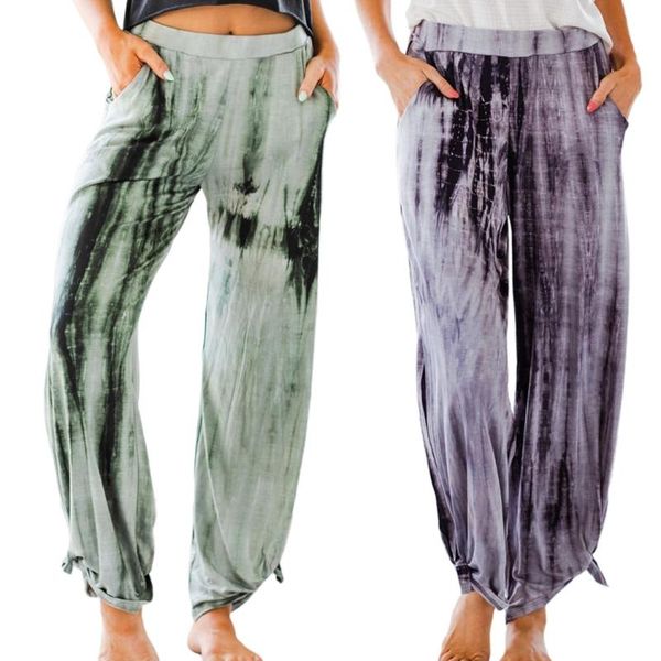 women casual sport harem pants tie-dye print baggy loose trousers bohemian mid waist side slit lantern sweatpants with pocket women's &, Black;white
women casual sport harem pants tie-dye print baggy loose trousers bohemian mid waist side slit lantern sweatpants with pocket women's &, Black;white