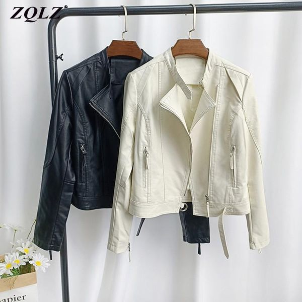 faux leather jacket women 2021 slim biker basic short pu overcoat mujer streetwear motorcycle korea spring coat female women's &, Black
faux leather jacket women 2021 slim biker basic short pu overcoat mujer streetwear motorcycle korea spring coat female women's &, Black
