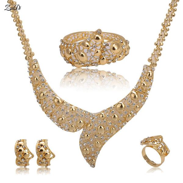 earrings & necklace grace nigerian wedding bridal brand jewelry set noble gold wholesale fashion african beads design, Silver
earrings & necklace grace nigerian wedding bridal brand jewelry set noble gold wholesale fashion african beads design, Silver