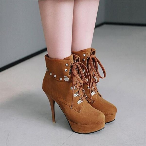 boots 2021 spring and autumn women's short fashion warm super high heel 11cm frosted large size 34-48, Black
boots 2021 spring and autumn women's short fashion warm super high heel 11cm frosted large size 34-48, Black