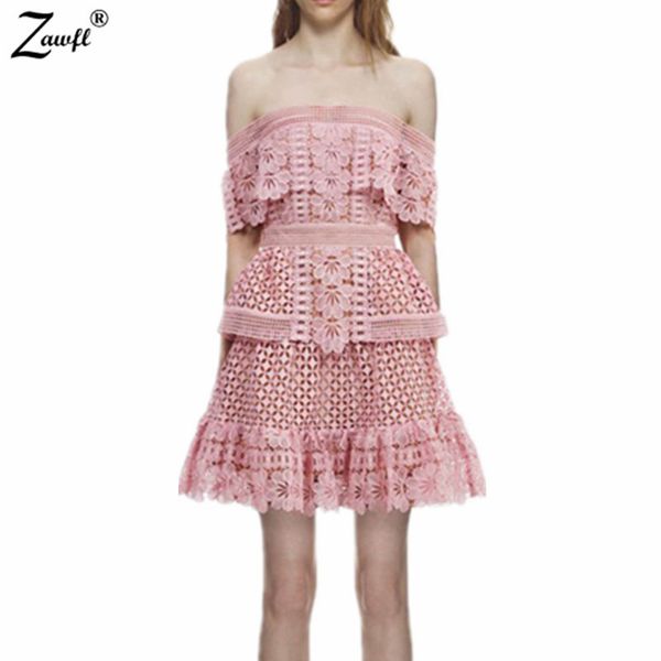 zawfl summer self portrait off shoulder slash neck lace dress runway cake layered hollow out backless pink red mini 210525, Black;gray
zawfl summer self portrait off shoulder slash neck lace dress runway cake layered hollow out backless pink red mini 210525, Black;gray