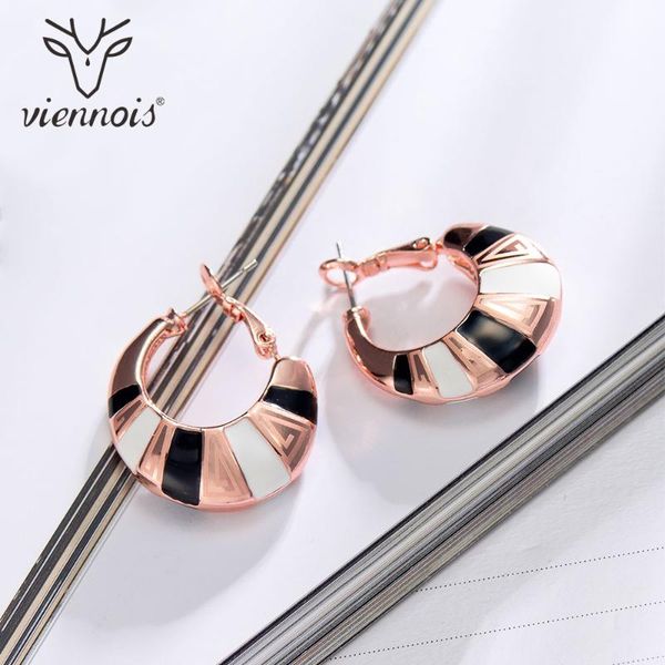 viennois rose gold color enamel crafts hoop earrings for women round circle fashion jewelry charm, Golden
viennois rose gold color enamel crafts hoop earrings for women round circle fashion jewelry charm, Golden